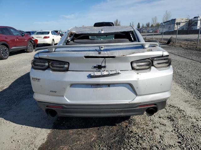 1G1FG1R78K0125772 - 2019 CHEVROLET CAMARO SS SILVER photo 6