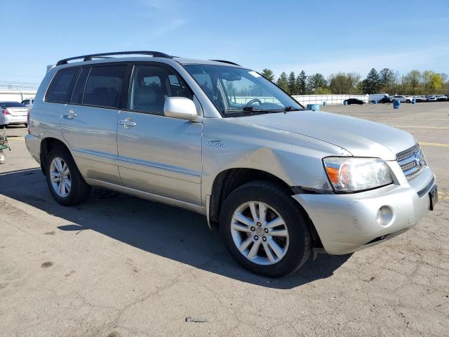 JTEEW21A860014787 - 2006 TOYOTA HIGHLANDER HYBRID SILVER photo 4