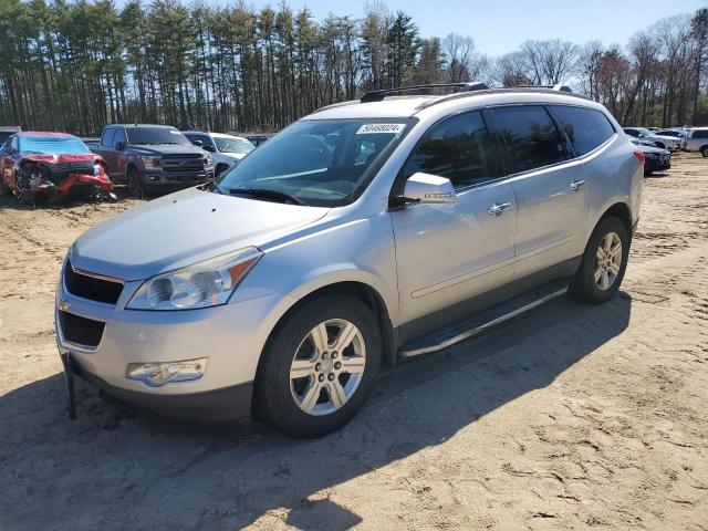 1GNKVGED2CJ168095 - 2012 CHEVROLET TRAVERSE LT SILVER photo 1