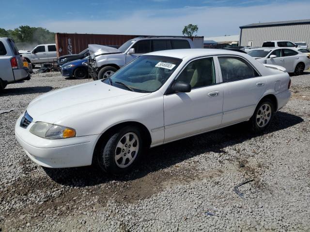 1YVGF22C125288157 - 2002 MAZDA 626 LX WHITE photo 1