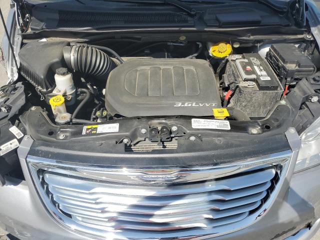 2C4RC1CG1GR271405 - 2016 CHRYSLER TOWN & COU TOURING L SILVER photo 12