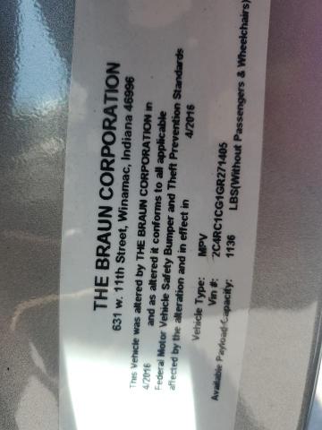 2C4RC1CG1GR271405 - 2016 CHRYSLER TOWN & COU TOURING L SILVER photo 13