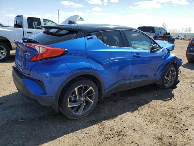 JTNKHMBX0M1114501 - 2021 TOYOTA C-HR XLE BLUE photo 3