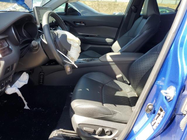 JTNKHMBX0M1114501 - 2021 TOYOTA C-HR XLE BLUE photo 7