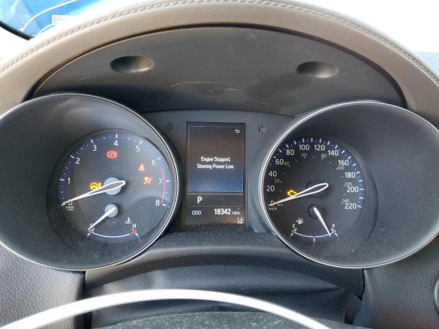 JTNKHMBX0M1114501 - 2021 TOYOTA C-HR XLE BLUE photo 9