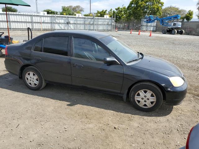 1HGES16533L016027 - 2003 HONDA CIVIC LX BLACK photo 4