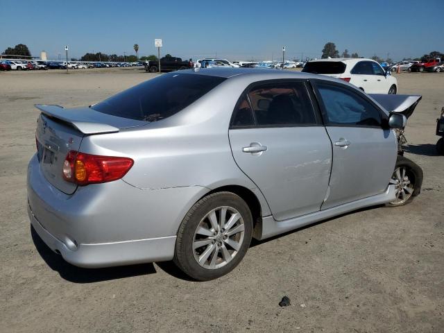 2T1BU4EE1AC402108 - 2010 TOYOTA COROLLA BASE SILVER photo 3