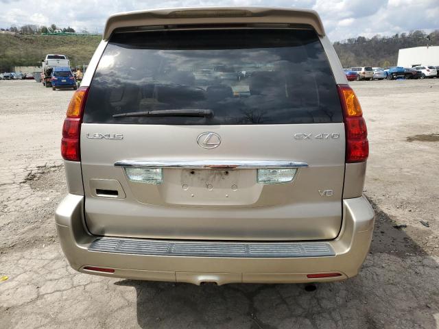 JTJBT20X740028972 - 2004 LEXUS GX 470 GOLD photo 6