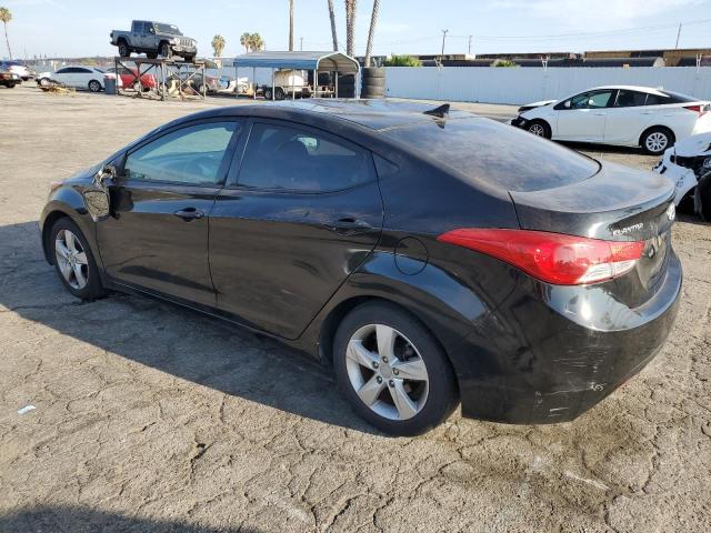 5NPDH4AE9DH283129 - 2013 HYUNDAI ELANTRA GLS BLACK photo 2