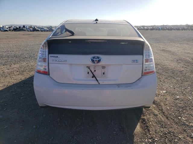 JTDKN3DU0B0249118 - 2011 TOYOTA PRIUS WHITE photo 6