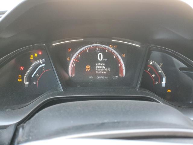 SHHFK7H97KU213725 - 2019 HONDA CIVIC SPORT TOURING GRAY photo 9