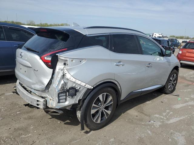 5N1AZ2BJ5MC105046 - 2021 NISSAN MURANO SV SILVER photo 3