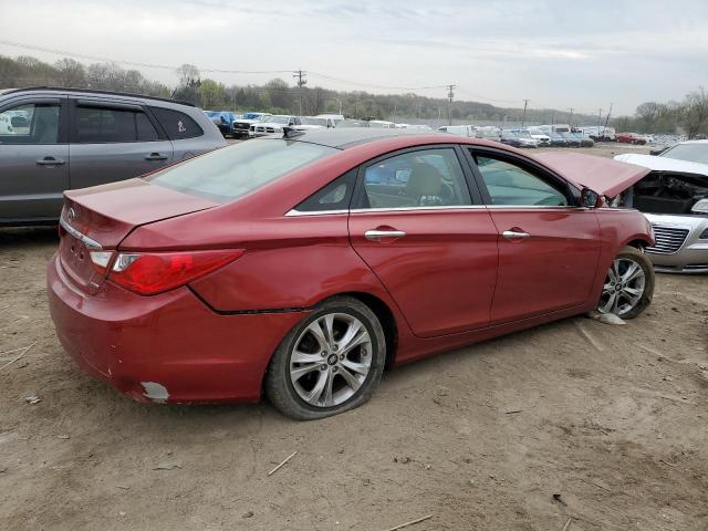 5NPEC4AC2DH645576 - 2013 HYUNDAI SONATA SE RED photo 3