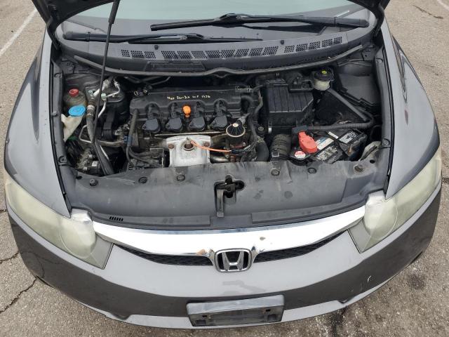 19XFA16819E015976 - 2009 HONDA CIVIC EX GRAY photo 11