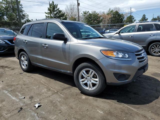 5XYZGDAB3CG143758 - 2012 HYUNDAI SANTA FE GLS GRAY photo 4