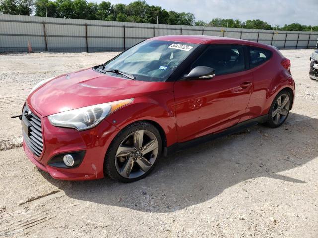 KMHTC6AE0DU162948 - 2013 HYUNDAI VELOSTER TURBO RED photo 1