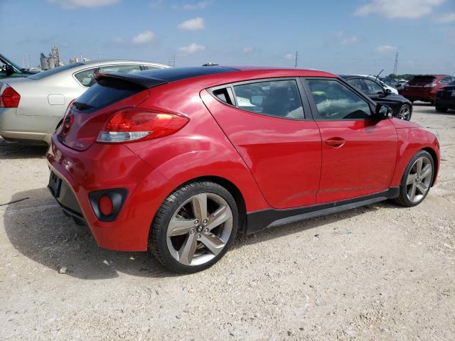 KMHTC6AE0DU162948 - 2013 HYUNDAI VELOSTER TURBO RED photo 3