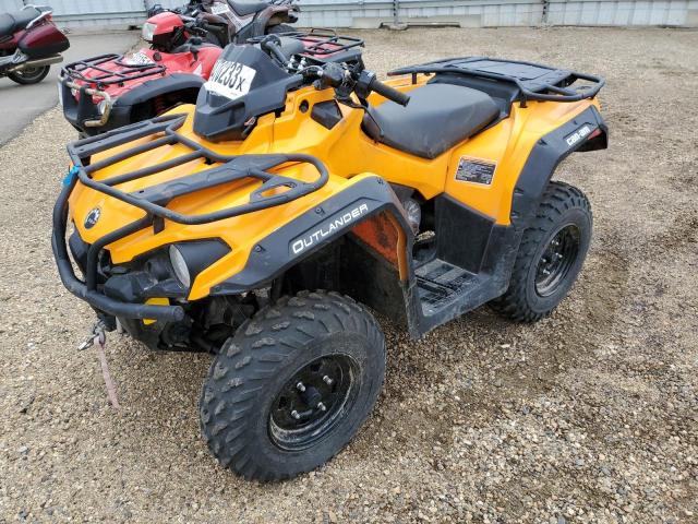 3JBLGAR24LJ003427 - 2020 CAN-AM OUTLANDER 450 ORANGE photo 2