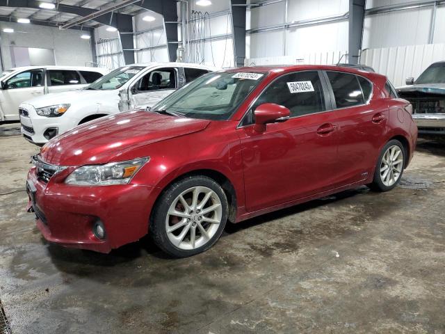 JTHKD5BH0D2149109 - 2013 LEXUS CT 200 BURGUNDY photo 1