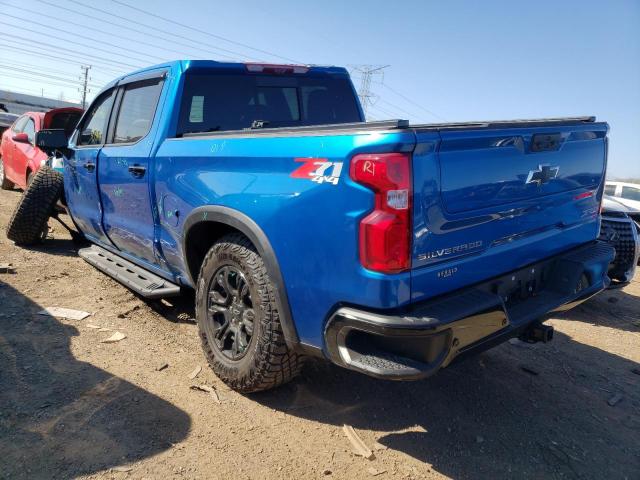 3GCUDHEL9NG666266 - 2022 CHEVROLET SILVERADO K1500 ZR2 BLUE photo 2