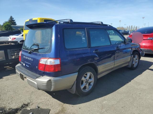 JF1SF65531H712526 - 2001 SUBARU FORESTER S BLUE photo 3