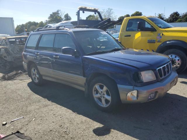 JF1SF65531H712526 - 2001 SUBARU FORESTER S BLUE photo 4