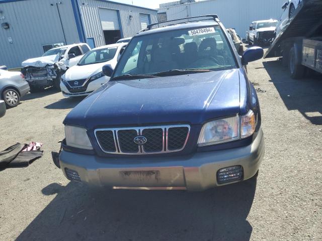 JF1SF65531H712526 - 2001 SUBARU FORESTER S BLUE photo 5