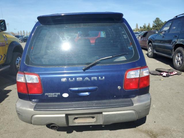 JF1SF65531H712526 - 2001 SUBARU FORESTER S BLUE photo 6