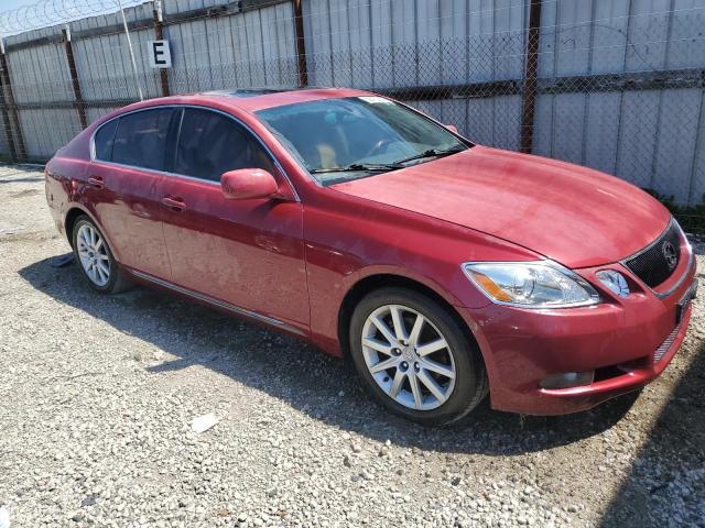 JTHBH96S965044443 - 2006 LEXUS GS 300 BURGUNDY photo 4