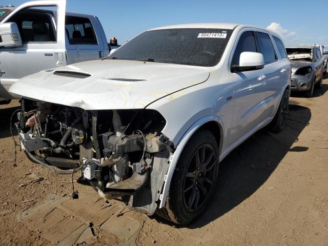 1C4SDJGJ8JC315338 - 2018 DODGE DURANGO SRT WHITE photo 1