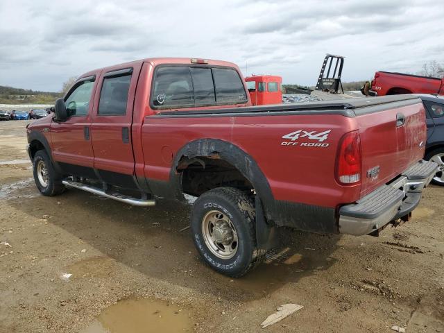 1FTSW31S21EC94031 - 2001 FORD F350 SRW SUPER DUTY RED photo 2