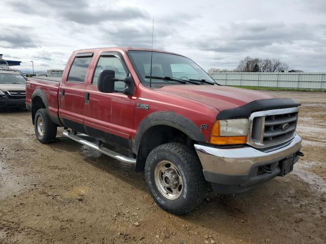 1FTSW31S21EC94031 - 2001 FORD F350 SRW SUPER DUTY RED photo 4