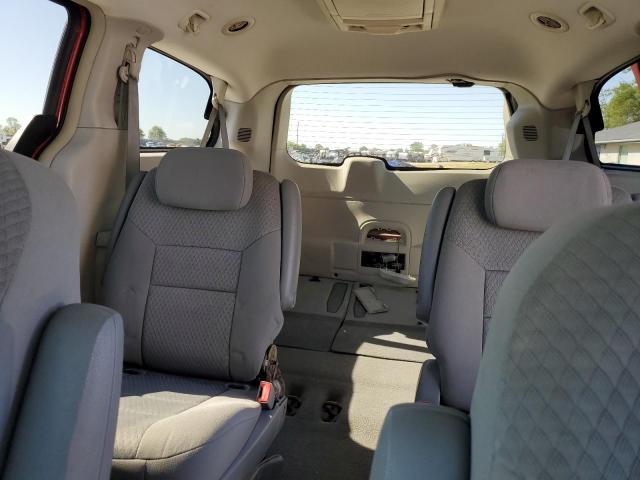 2A8HR54P58R103387 - 2008 CHRYSLER TOWN & COU TOURING RED photo 10