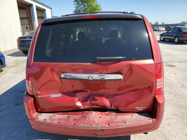 2A8HR54P58R103387 - 2008 CHRYSLER TOWN & COU TOURING RED photo 6
