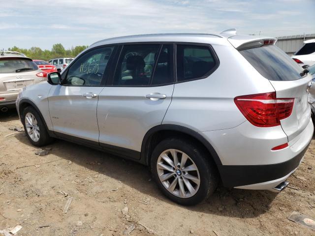 5UXWX9C55E0D30811 - 2014 BMW X3 XDRIVE28I SILVER photo 2