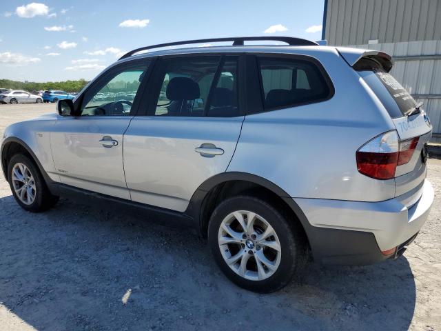 WBXPC93469WJ24618 - 2009 BMW X3 XDRIVE30I SILVER photo 2