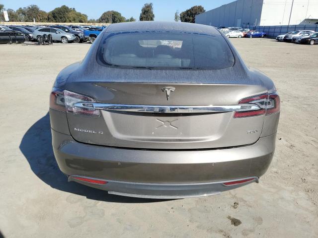 5YJSA1E29GF126438 - 2016 TESLA MODEL S 棕色 照片 6