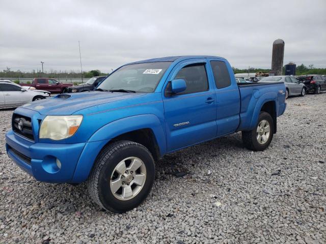 5TETU62N48Z586159 - 2008 TOYOTA TACOMA PRERUNNER ACCESS CAB BLUE photo 1