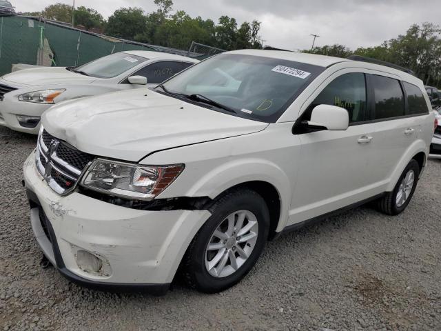 3C4PDCBG4GT123165 - 2016 DODGE JOURNEY SXT WHITE photo 1