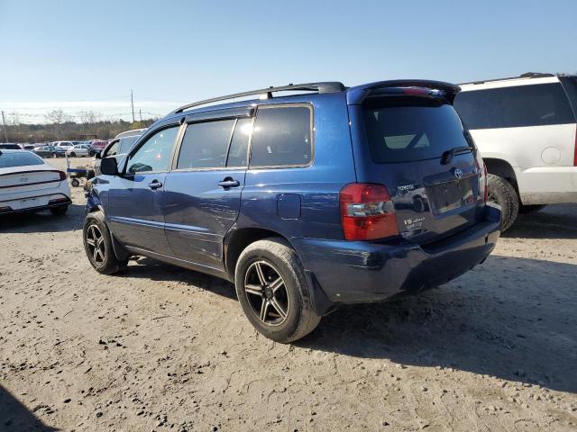 JTEEP21A740041411 - 2004 TOYOTA HIGHLANDER BLUE photo 2