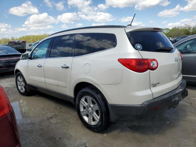 1GNKVJED9BJ266438 - 2011 CHEVROLET TRAVERSE LT WHITE photo 2