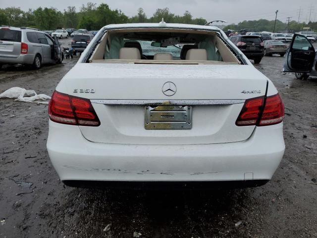 WDDHF8JB8EB061937 - 2014 MERCEDES-BENZ E 350 4MATIC WHITE photo 6