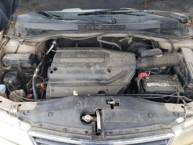 2HKRL186X2H500833 - 2002 HONDA ODYSSEY EX TAN photo 11