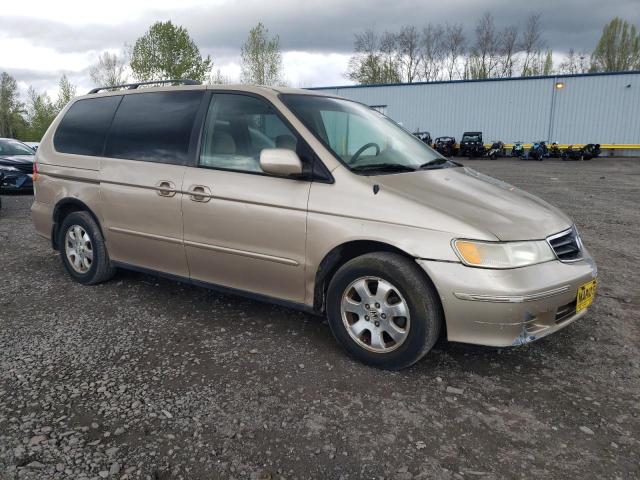 2HKRL186X2H500833 - 2002 HONDA ODYSSEY EX TAN photo 4