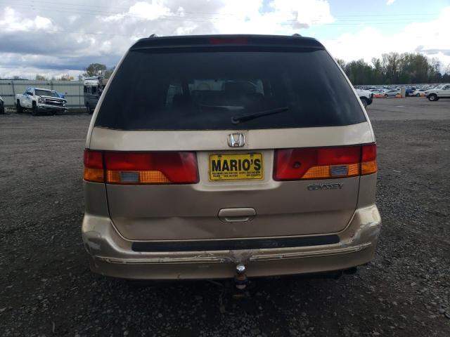 2HKRL186X2H500833 - 2002 HONDA ODYSSEY EX TAN photo 6