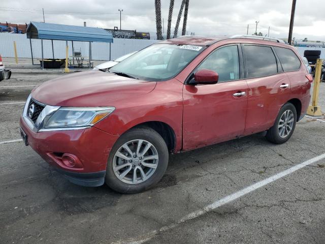 5N1AR2MNXGC614442 - 2016 NISSAN PATHFINDER S 红色 照片 1