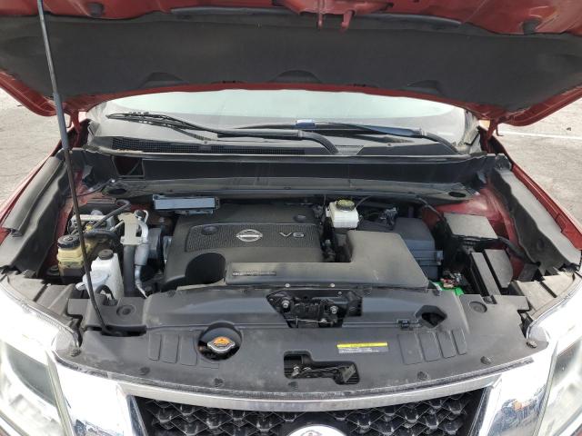 5N1AR2MNXGC614442 - 2016 NISSAN PATHFINDER S 红色 照片 12