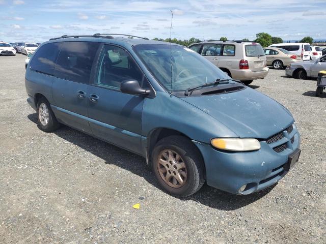 2B4GP44R6YR628587 - 2000 DODGE GRAND CARA SE TEAL photo 4