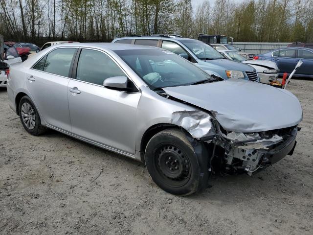 4T4BF1FK3DR307992 - 2013 TOYOTA CAMRY L SILVER photo 4