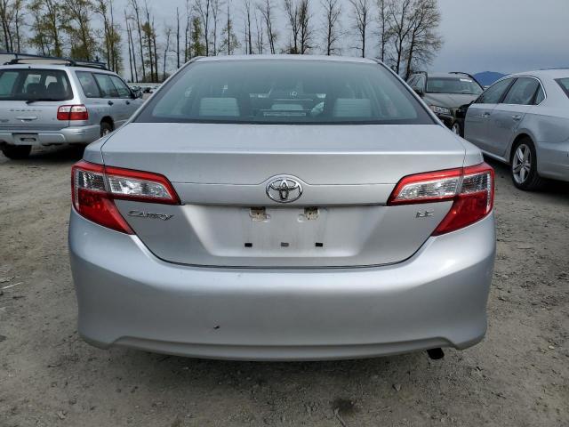 4T4BF1FK3DR307992 - 2013 TOYOTA CAMRY L SILVER photo 6